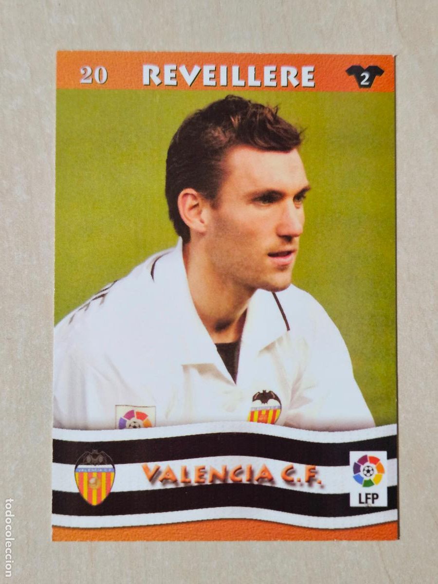 Figurine di Calcio: FICHA N&ordm; 20 REVEILLERE - MUNDICROMO LIGA TOP 2003 - VALENCIA