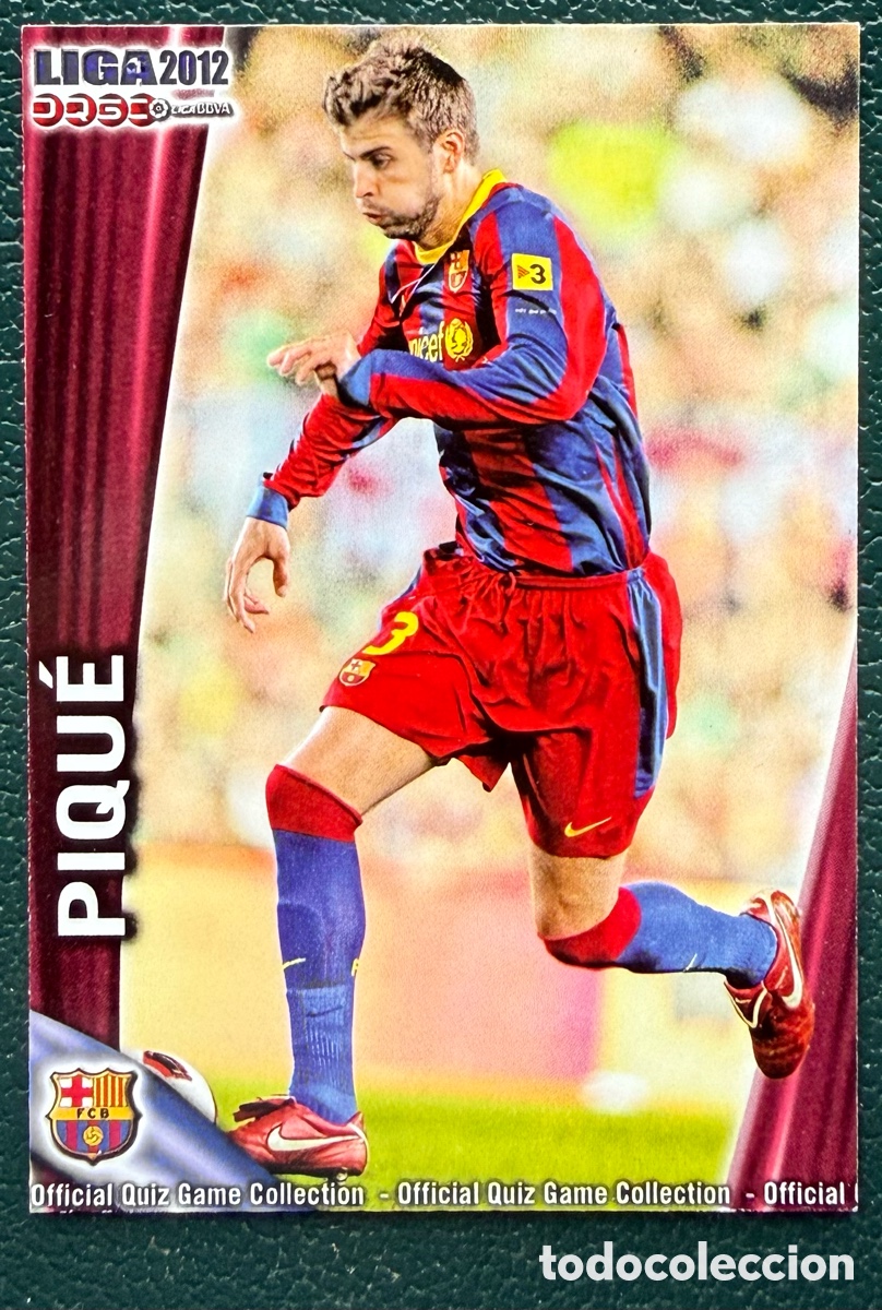 Football Stickers: 8 PIQUE FC BARCELONA FICHAS ALBUM MUNDICROMO 2011 2012 11 12