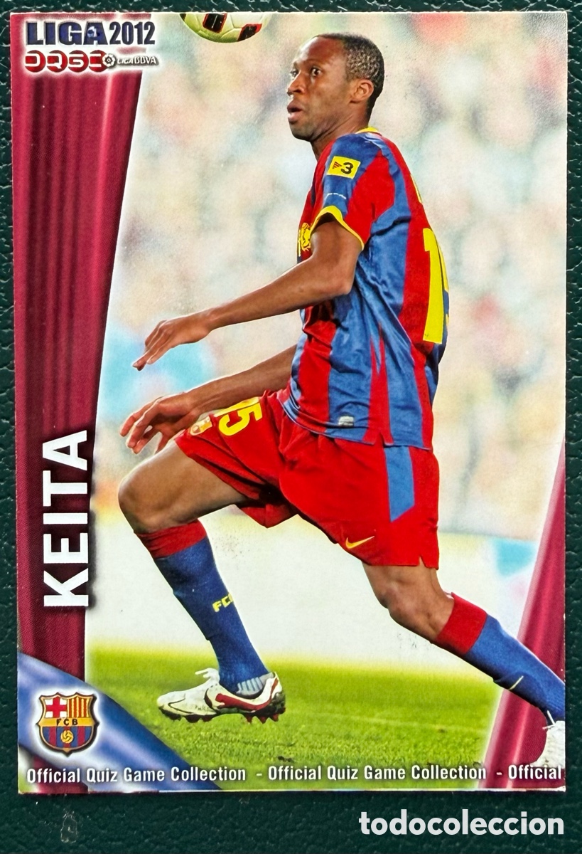 Cromos de F&uacute;tbol: 14 KEITA FC BARCELONA FICHAS ALBUM MUNDICROMO 2011 2012 11 12