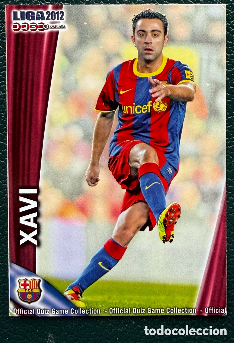 Cromos de Futebol: 16 XAVI FC BARCELONA FICHAS ALBUM MUNDICROMO 2011 2012 11 12