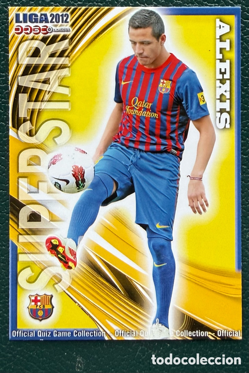 Cartes &agrave; collectionner de Football: 27 ALEXIS SUPERSTAR MATE FC BARCELONA FICHAS ALBUM MUNDICROMO 2011 2012 11 12