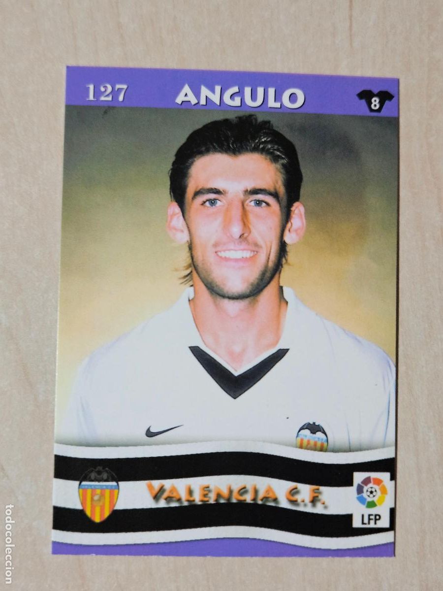 Cromos de F&uacute;tbol: FICHA N&ordm; 127 ANGULO - MUNDICROMO LIGA TOP 2003 - VALENCIA