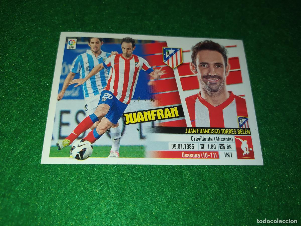 Cromos de F&uacute;tbol: LIGA ESTE 2013 2014 13/14 NUEVO SIN PEGAR ATLETICO DE MADRID N&ordm; 3 JUANFRAN