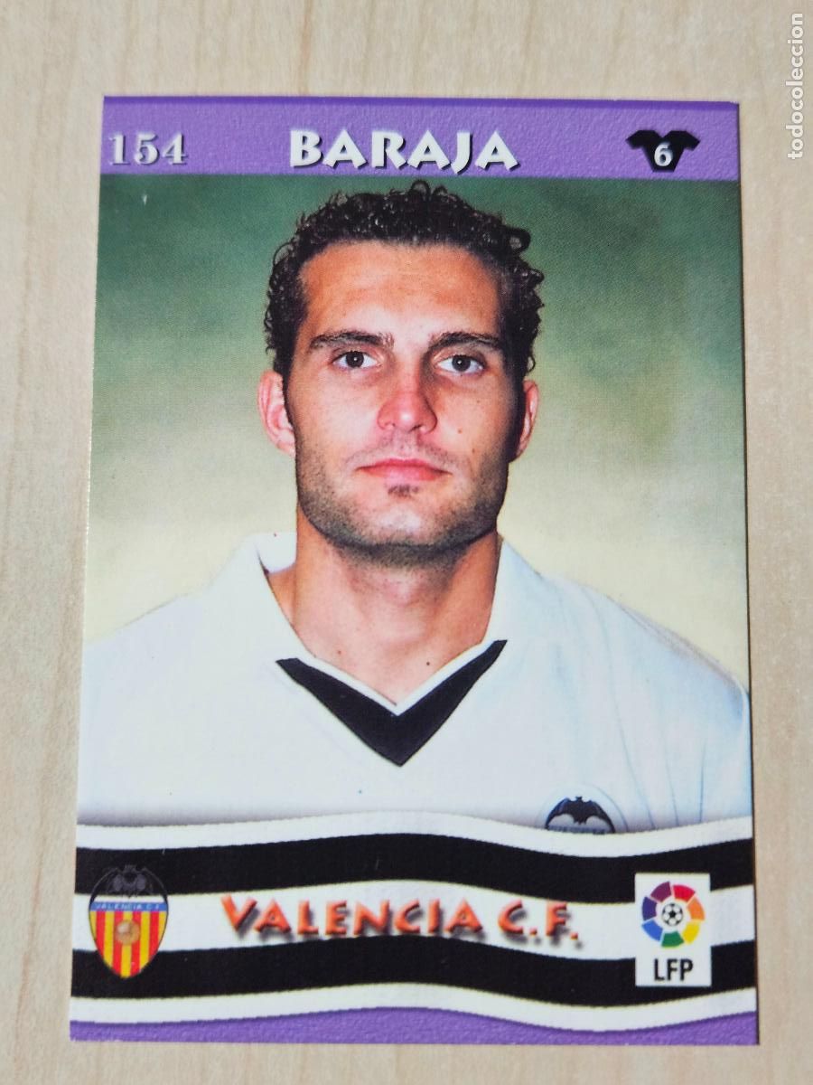 Cromos de F&uacute;tbol: FICHA N&ordm; 154 BARAJA - MUNDICROMO LIGA TOP 2003 - VALENCIA