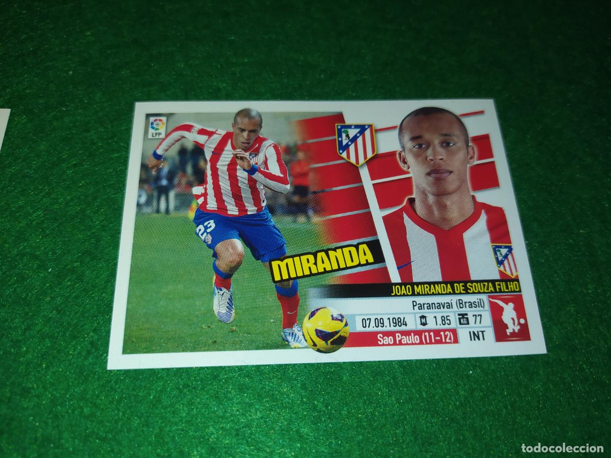 Cromos de F&uacute;tbol: LIGA ESTE 2013 2014 13/14 NUEVO SIN PEGAR ATLETICO DE MADRID N&ordm; 4 MIRANDA