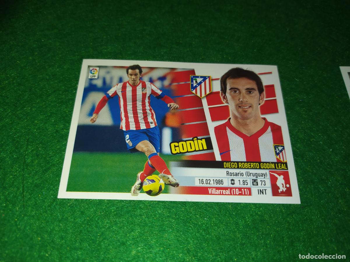 Cromos de F&uacute;tbol: LIGA ESTE 2013 2014 13/14 NUEVO SIN PEGAR ATLETICO DE MADRID N&ordm; 5 GODIN