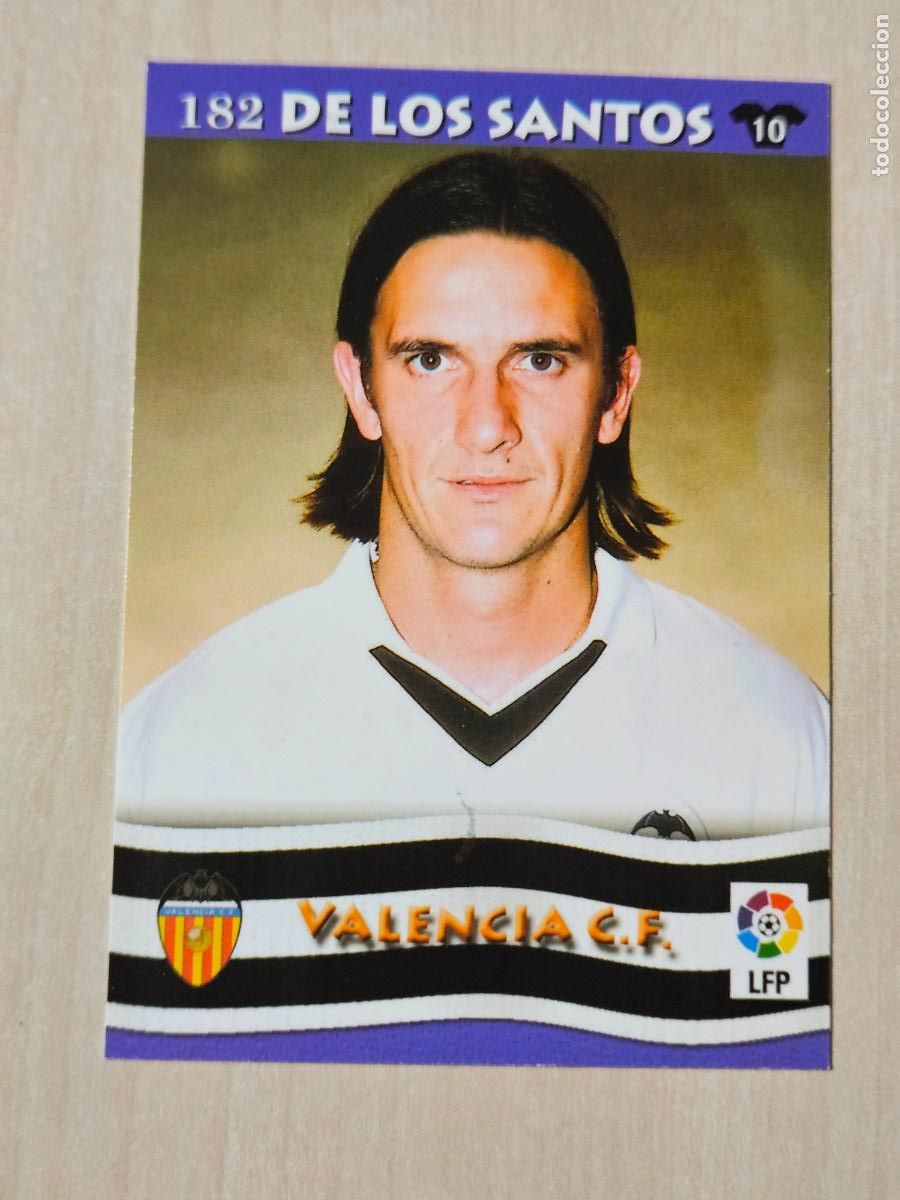 Cromos de F&uacute;tbol: FICHA N&ordm; 182 DE LOS SANTOS - MUNDICROMO LIGA TOP 2003 - VALENCIA