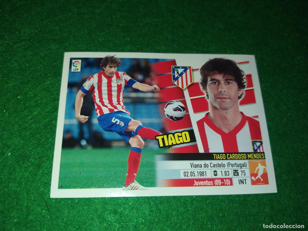 Cromos de F&uacute;tbol: LIGA ESTE 2013 2014 13/14 NUEVO SIN PEGAR ATLETICO DE MADRID N&ordm; 8 TIAGO