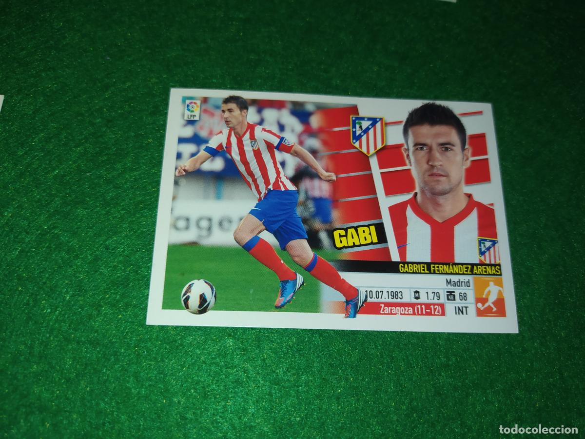 Fu&szlig;ball-Sticker: LIGA ESTE 2013 2014 13/14 NUEVO SIN PEGAR ATLETICO DE MADRID N&ordm; 9 GABI