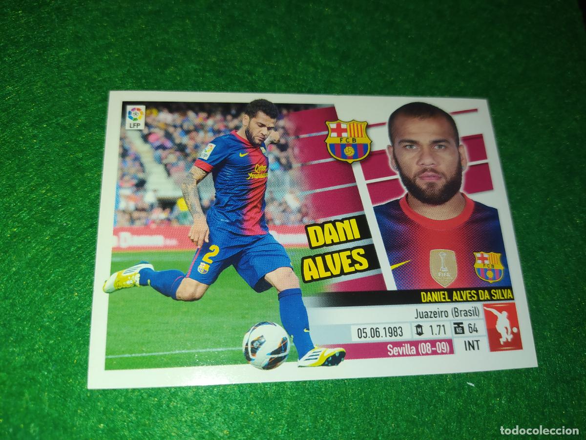 Cromos de F&uacute;tbol: LIGA ESTE 2013 2014 13/14 NUEVO SIN PEGAR FC BARCELONA N&ordm; 3 A DANI ALVES