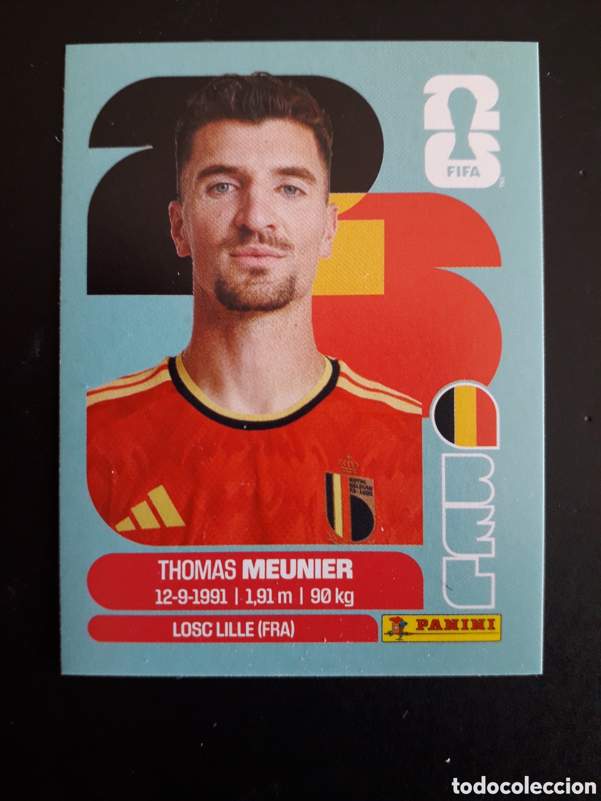 Cromos de F&uacute;tbol: MEUNIER B&Eacute;LGICA BEL 8 MUNDIAL F&Uacute;TBOL 2026 FIFA WORLD CUP PANINI SIN PEGAR PEDIDO M&Iacute;NIMO 3&euro;