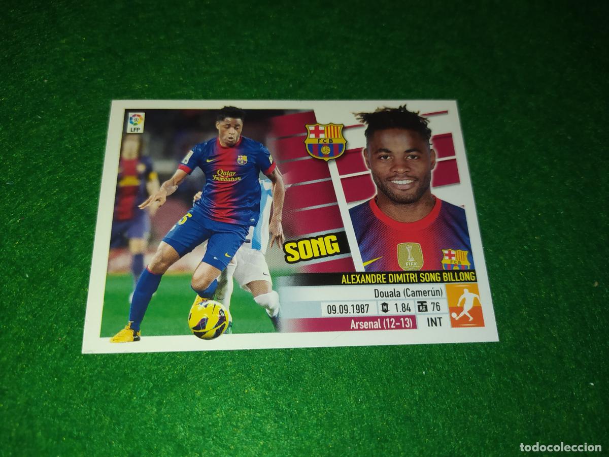 Cromos de F&uacute;tbol: LIGA ESTE 2013 2014 13/14 NUEVO SIN PEGAR FC BARCELONA N&ordm; 8 B SONG