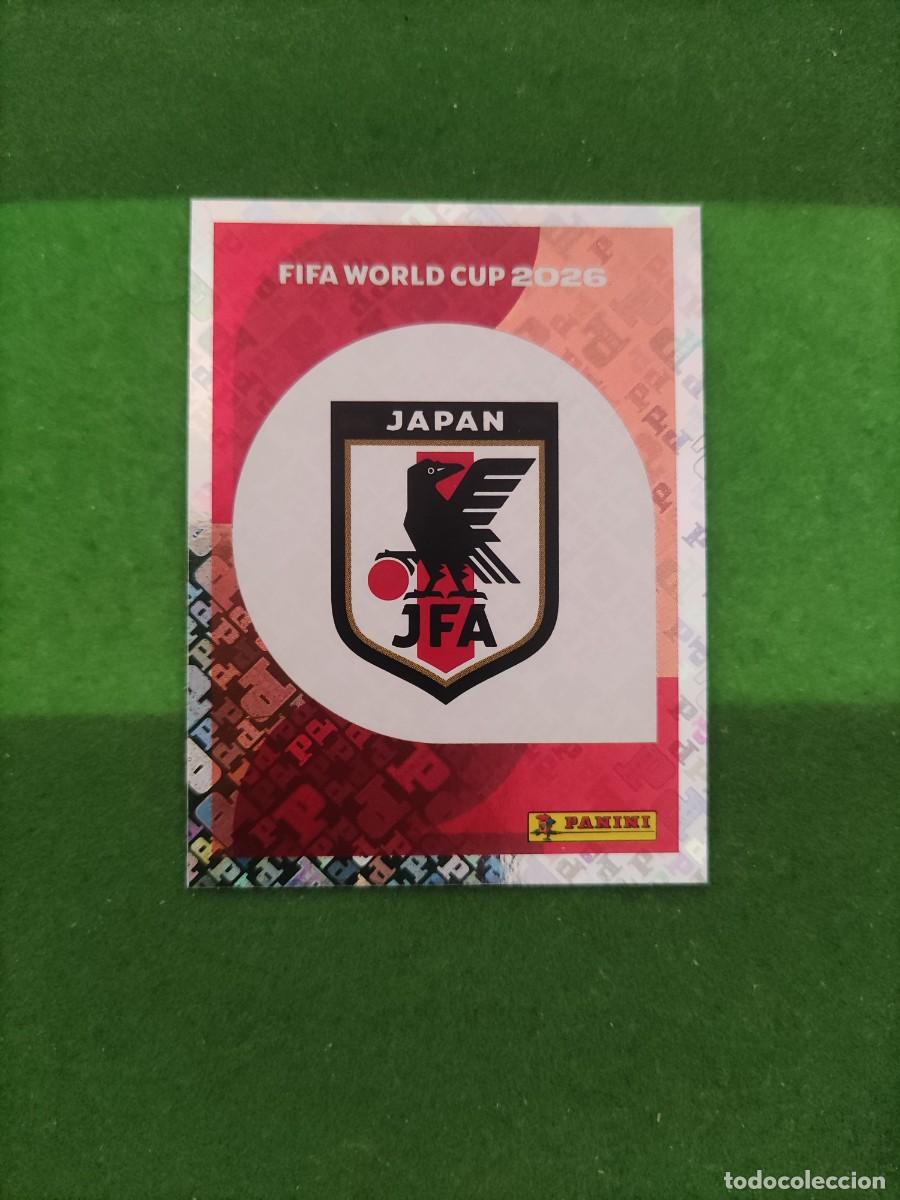 Cartes &agrave; collectionner de Football: Escudo Jap&oacute;n JPN 1 Sticker Mundial 2026 FIFA World Cup / Sin pegar
