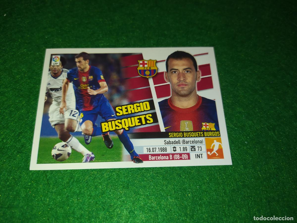 Cartes &agrave; collectionner de Football: LIGA ESTE 2013 2014 13/14 NUEVO SIN PEGAR FC BARCELONA N&ordm;9 SERGIO BUSQUETS