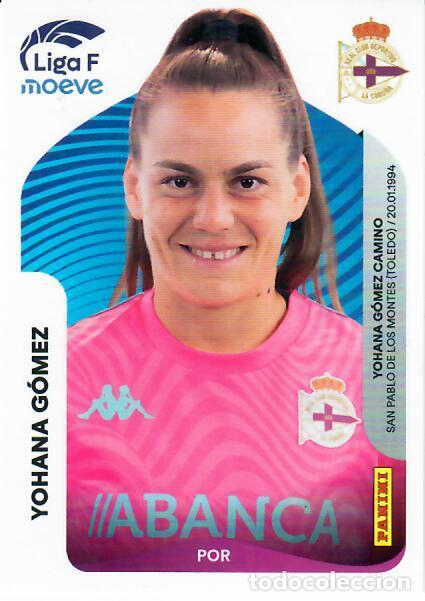 Cartes &agrave; collectionner de Football: CROMO PANINI LIGA FEMENINA F 2025-26 (25 - 26) - N&ordm; 125 - YOHANA G&Oacute;MEZ - DEPORTIVO ABANCA LA CORU&Ntilde;A
