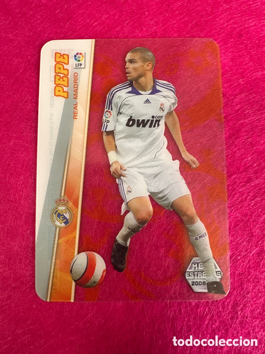 Cartes &agrave; collectionner de Football: 370 PEPE (R.MADRID) ULTRA CARD MEGAESTRELLAS MEGACRACKS 2008-2009 08 09 PANINI TRADING CARD
