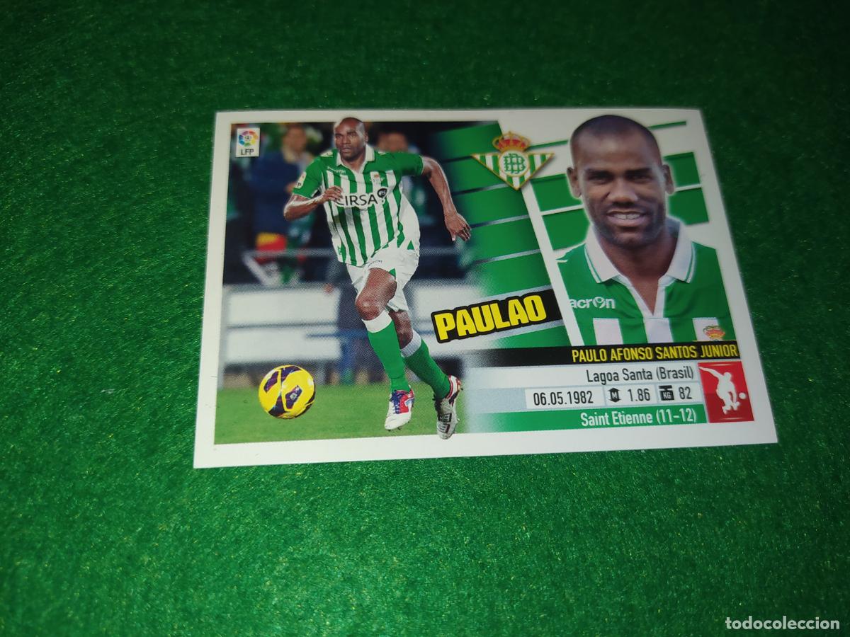 Cartes &agrave; collectionner de Football: LIGA ESTE 2013 2014 13/14 NUEVO SIN PEGAR REAL BETIS N&ordm; 5 PAULAO