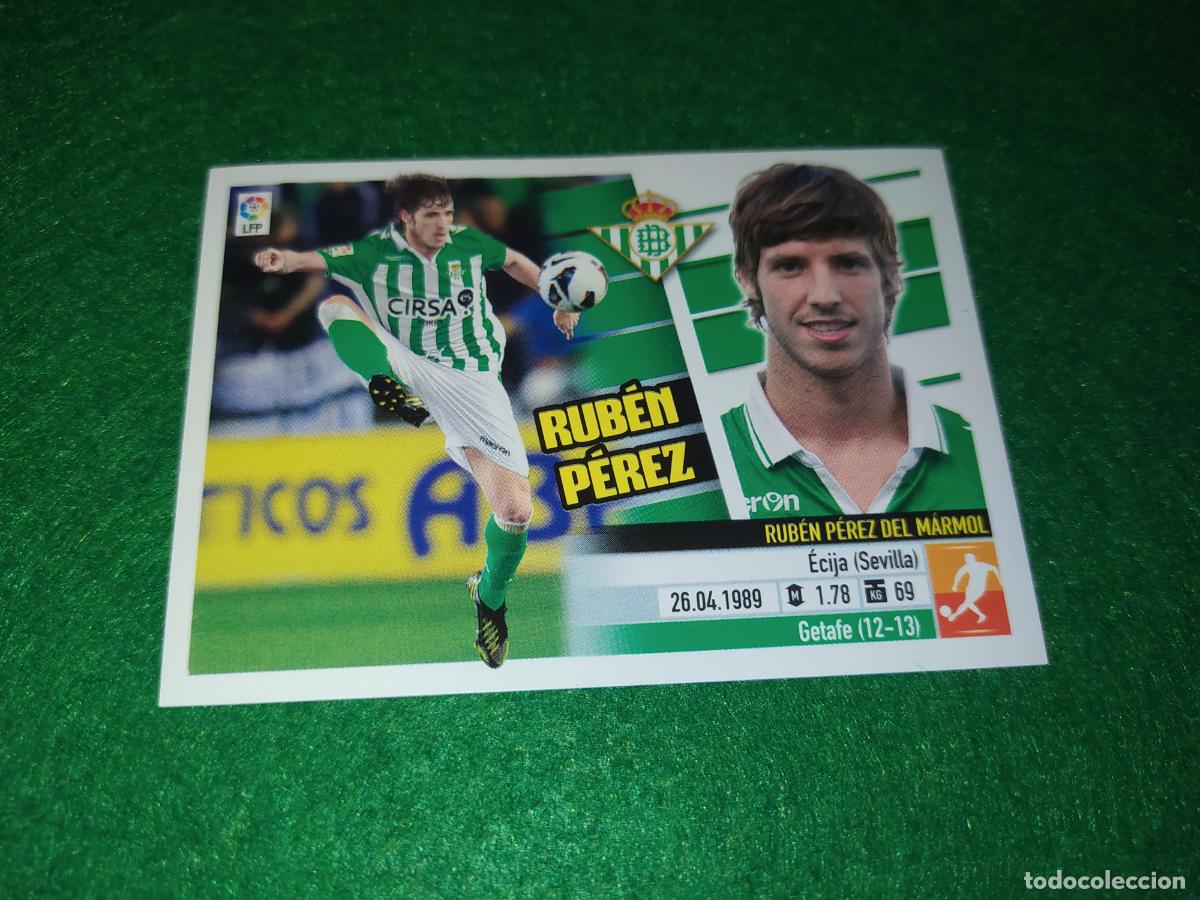 Cartes &agrave; collectionner de Football: LIGA ESTE 2013 2014 13/14 NUEVO SIN PEGAR REAL BETIS N&ordm; 10 A RUBEN PEREZ