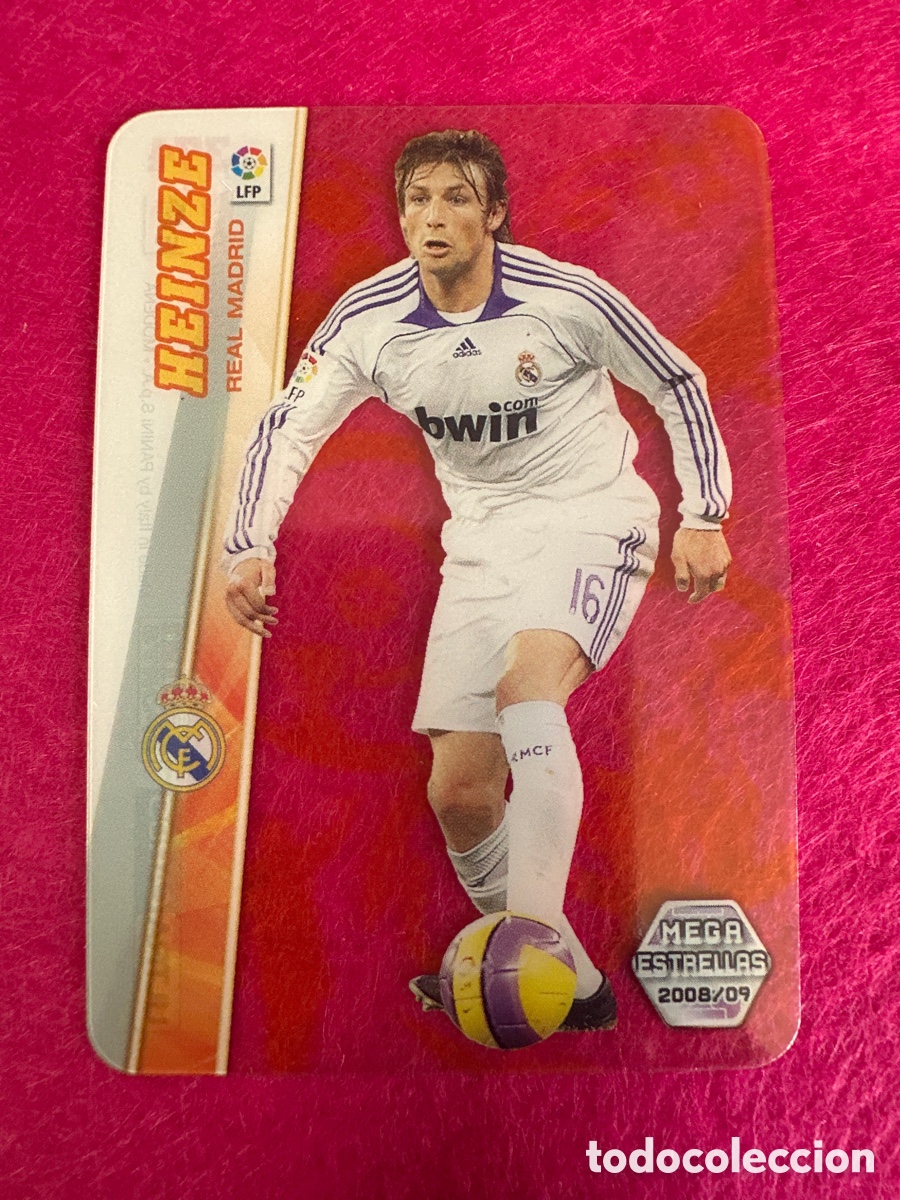 Cartes &agrave; collectionner de Football: 374 HEINZE (R.MADRID) ULTRA CARD MEGAESTRELLAS MEGACRACKS 2008-2009 08 09 PANINI TRADING CARD