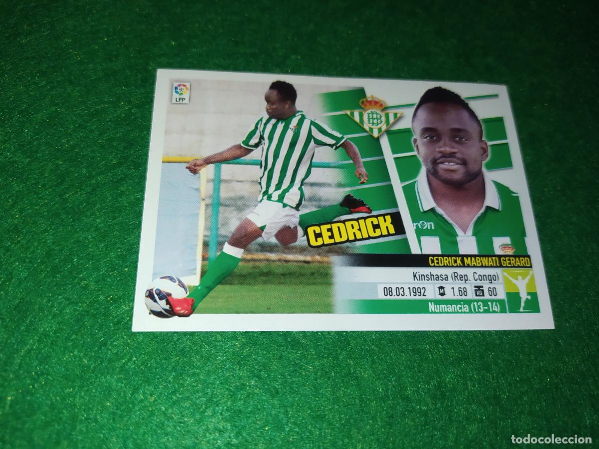 Cartes &agrave; collectionner de Football: LIGA ESTE 2013 2014 13/14 NUEVO SIN PEGAR REAL BETIS N&ordm; 14 CEDRICK