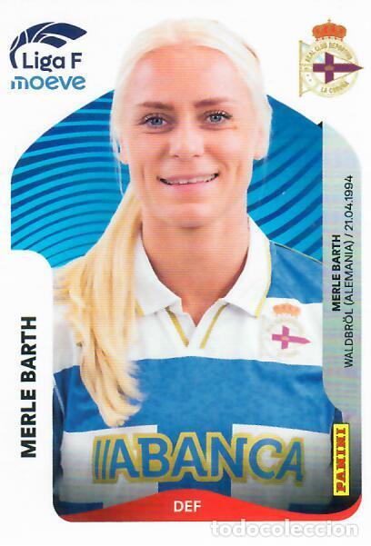 Cartes &agrave; collectionner de Football: CROMO PANINI LIGA FEMENINA F 2025-26 (25 - 26) - N&ordm; 127 - MERLE BARTH - DEPORTIVO ABANCA LA CORU&Ntilde;A