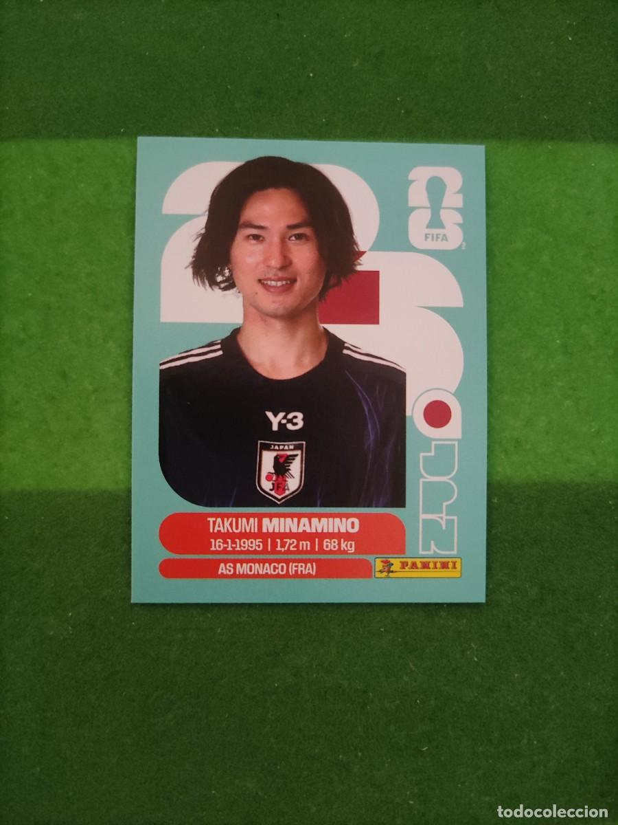 Cartes &agrave; collectionner de Football: Minamino Jap&oacute;n JPN 16 Sticker Mundial 2026 FIFA World Cup / Sin pegar