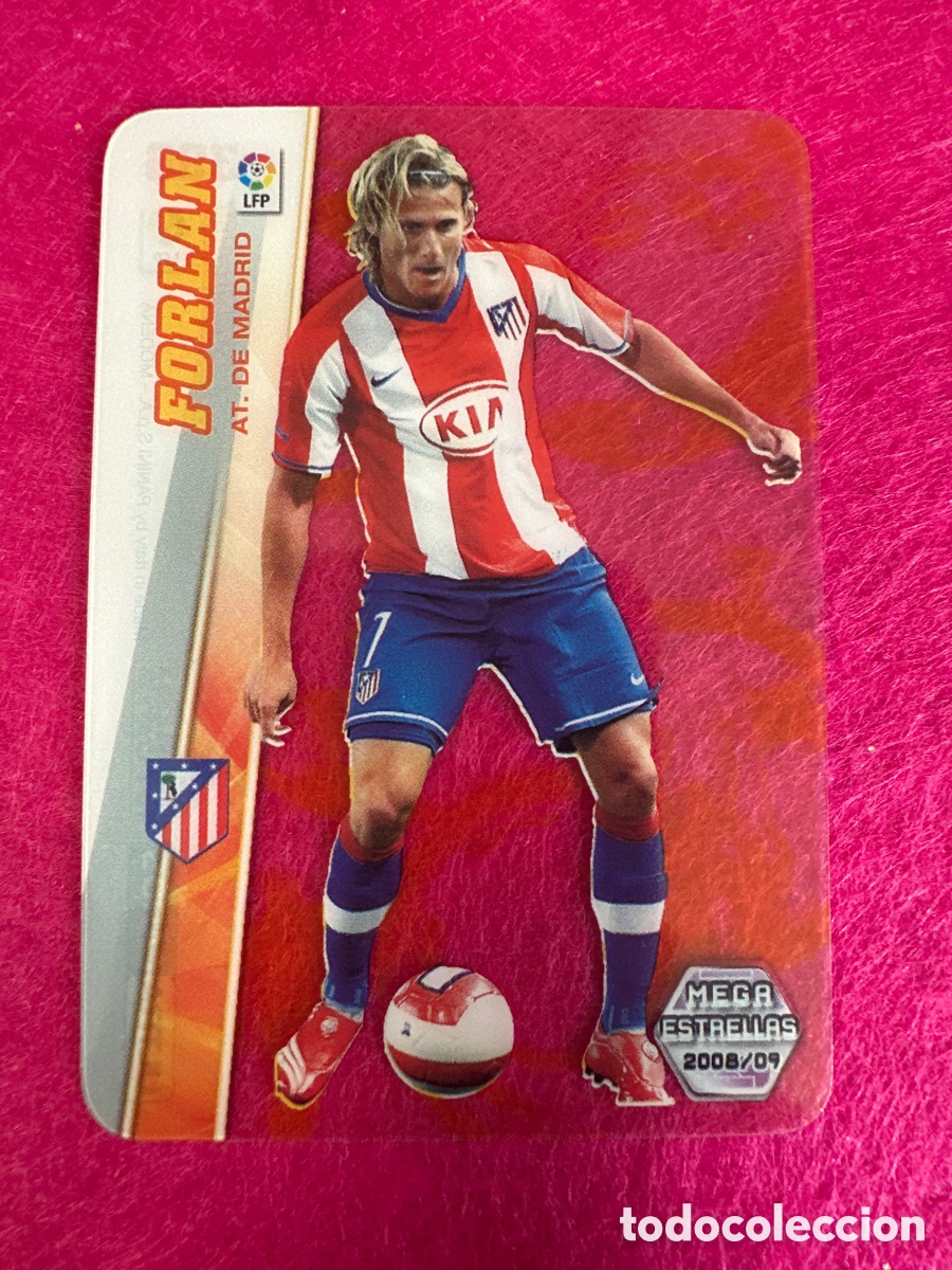 Cartes &agrave; collectionner de Football: 396 FORL&Aacute;N (AT.MADRID) ULTRA CARD MEGAESTRELLAS MEGACRACKS 2008-2009 08 09 PANINI TRADING CARD