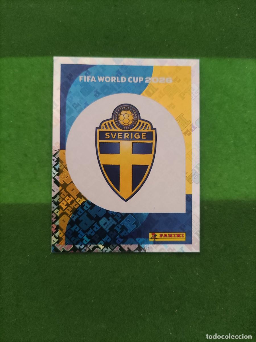 Cartes &agrave; collectionner de Football: Escudo Suecia SWE 1 Sticker Mundial 2026 FIFA World Cup / Sin pegar