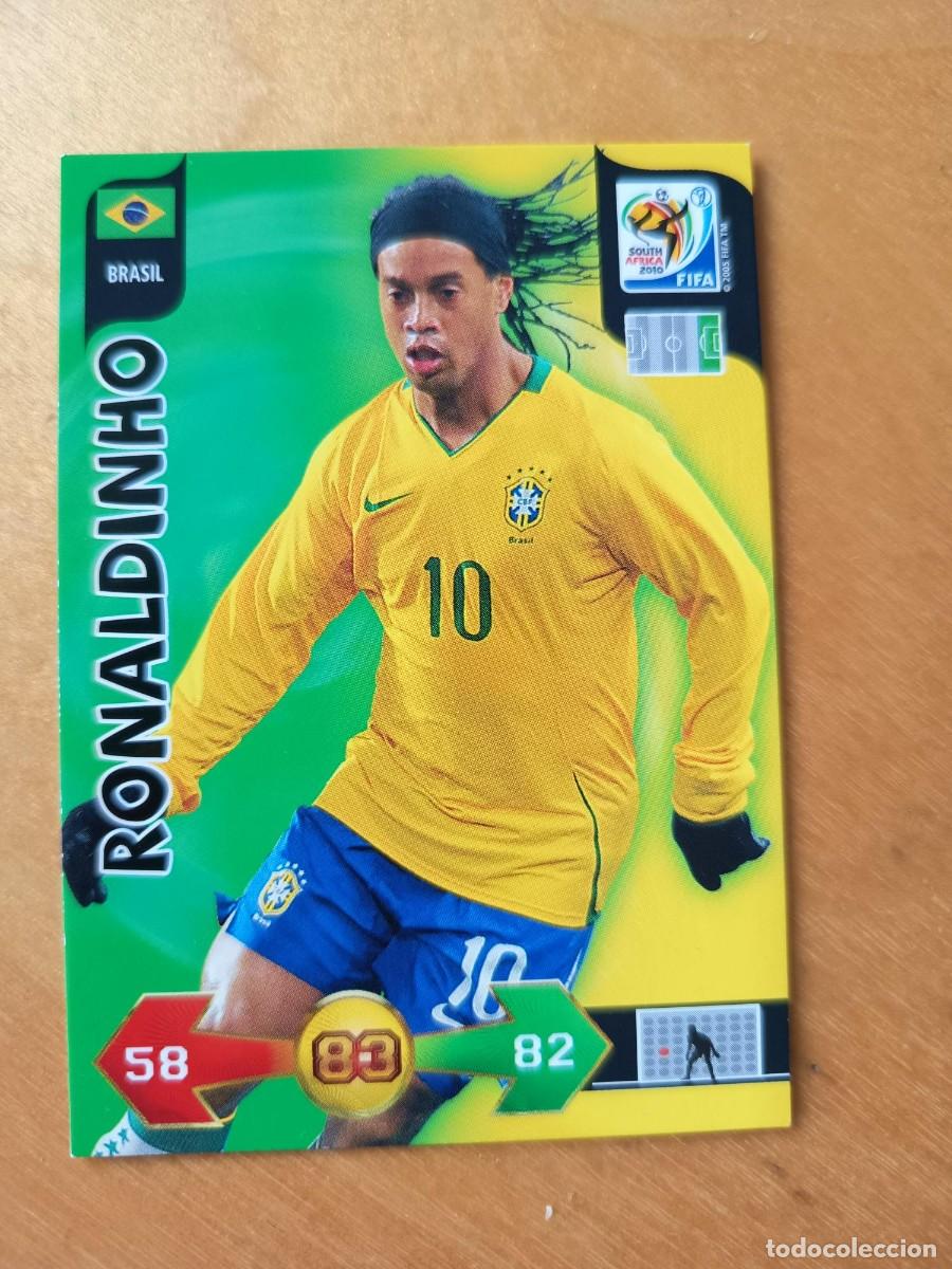 Cromos de F&uacute;tbol: RONALDINHO ADRENALYN MUNDIAL 2010