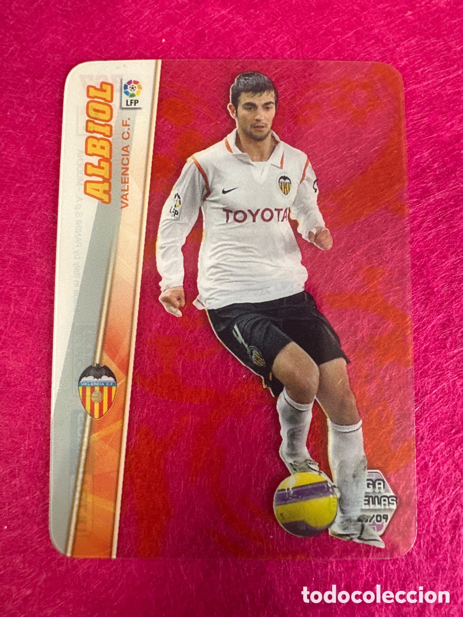 Cromos de F&uacute;tbol: 367 ALBIOL (VALENCIA) ULTRA CARD MEGAESTRELLAS MEGACRACKS 2008-2009 08 09 PANINI TRADING CARD