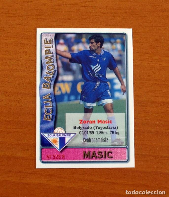 Cromos de F&uacute;tbol: Ecija -N&ordm; 528 A-B Masic-Jezdimirovic -2&ordf; Divisi&oacute;n-Mundicromo Las Fichas de la Liga 1996-1997-96-97