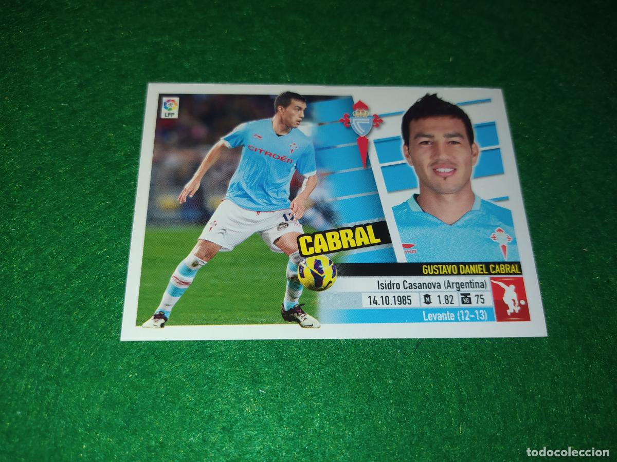 Cromos de F&uacute;tbol: LIGA ESTE 2013 2014 13/14 NUEVO SIN PEGAR CELTA DE VIGO N&ordm; 6 CABRAL