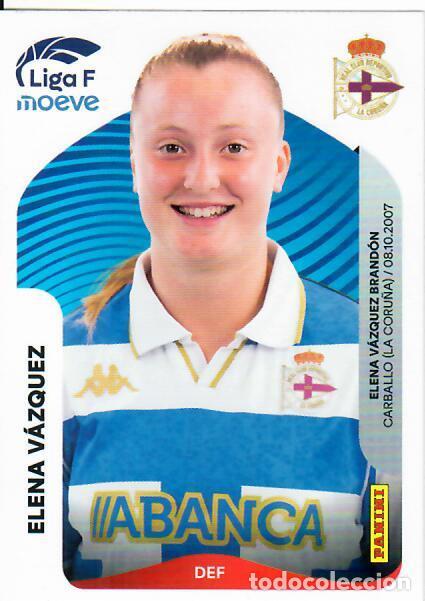 Cromos de F&uacute;tbol: CROMO PANINI LIGA FEMENINA F 2025-26 (25 - 26) - N&ordm; 129 B - ELENA V&Aacute;ZQUEZ - DVO ABANCA LA CORU&Ntilde;A