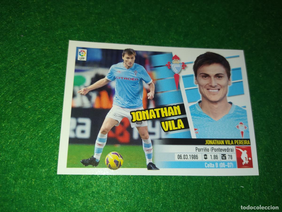 Cromos de F&uacute;tbol: LIGA ESTE 2013 2014 13/14 NUEVO SIN PEGAR CELTA DE VIGO N&ordm; 7 A JONATHAN VILA