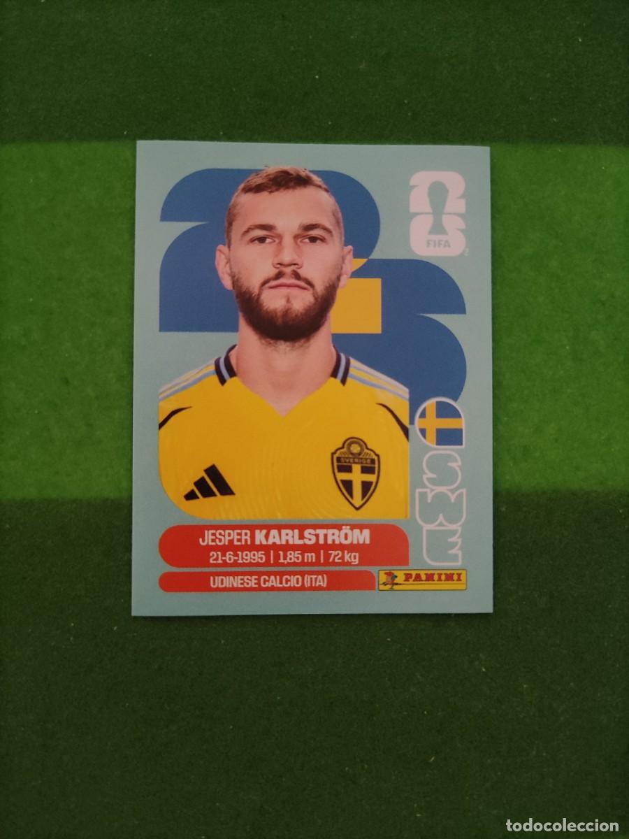 Cromos de F&uacute;tbol: Karlstr&ouml;m Suecia SWE 10 Sticker Mundial 2026 FIFA World Cup / Sin pegar
