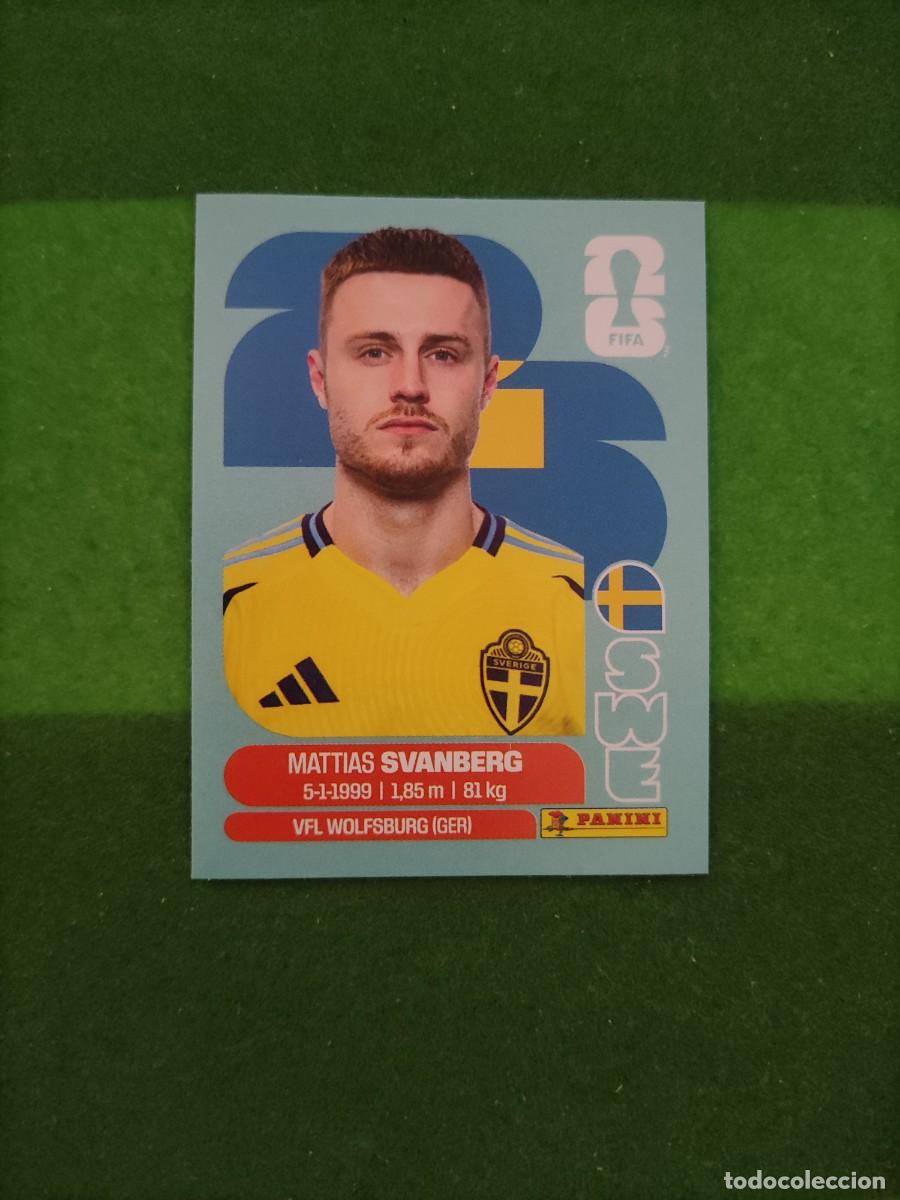 Cromos de F&uacute;tbol: Svanberg Suecia SWE 12 Sticker Mundial 2026 FIFA World Cup / Sin pegar