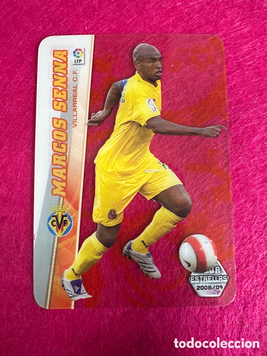 Cromos de Futebol: 375 MARCOS SENNA(VILLARREAL) ULTRA CARD MEGAESTRELLAS MEGACRACKS 2008-2009 08 09 PANINI TRADING CARD