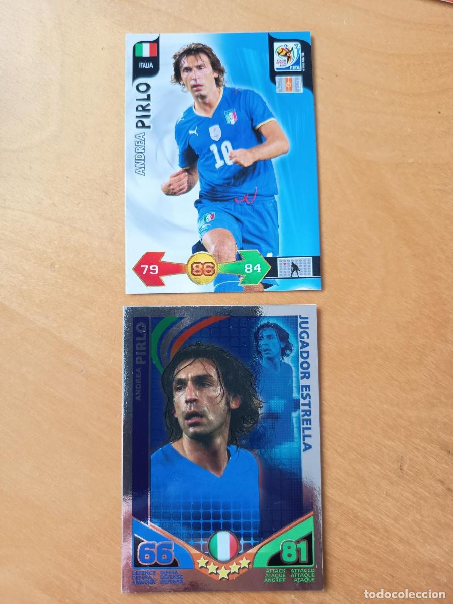 Cromos de F&uacute;tbol: PIRLO (ITALIA) MATCH ATTAX Y ADRENALYN, LAS DOS MUNDIAL 2020