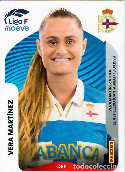 Cromos de F&uacute;tbol: CROMO PANINI LIGA FEMENINA F 2025-26 (25 - 26) - N&ordm; 130 - VERA MART&Iacute;NEZ - DVO ABANCA LA CORU&Ntilde;A
