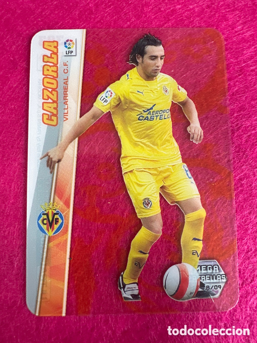 Cromos de Futebol: 383 CAZORLA (VILLARREAL) ULTRA CARD MEGAESTRELLAS MEGACRACKS 2008-2009 08 09 PANINI TRADING CARD