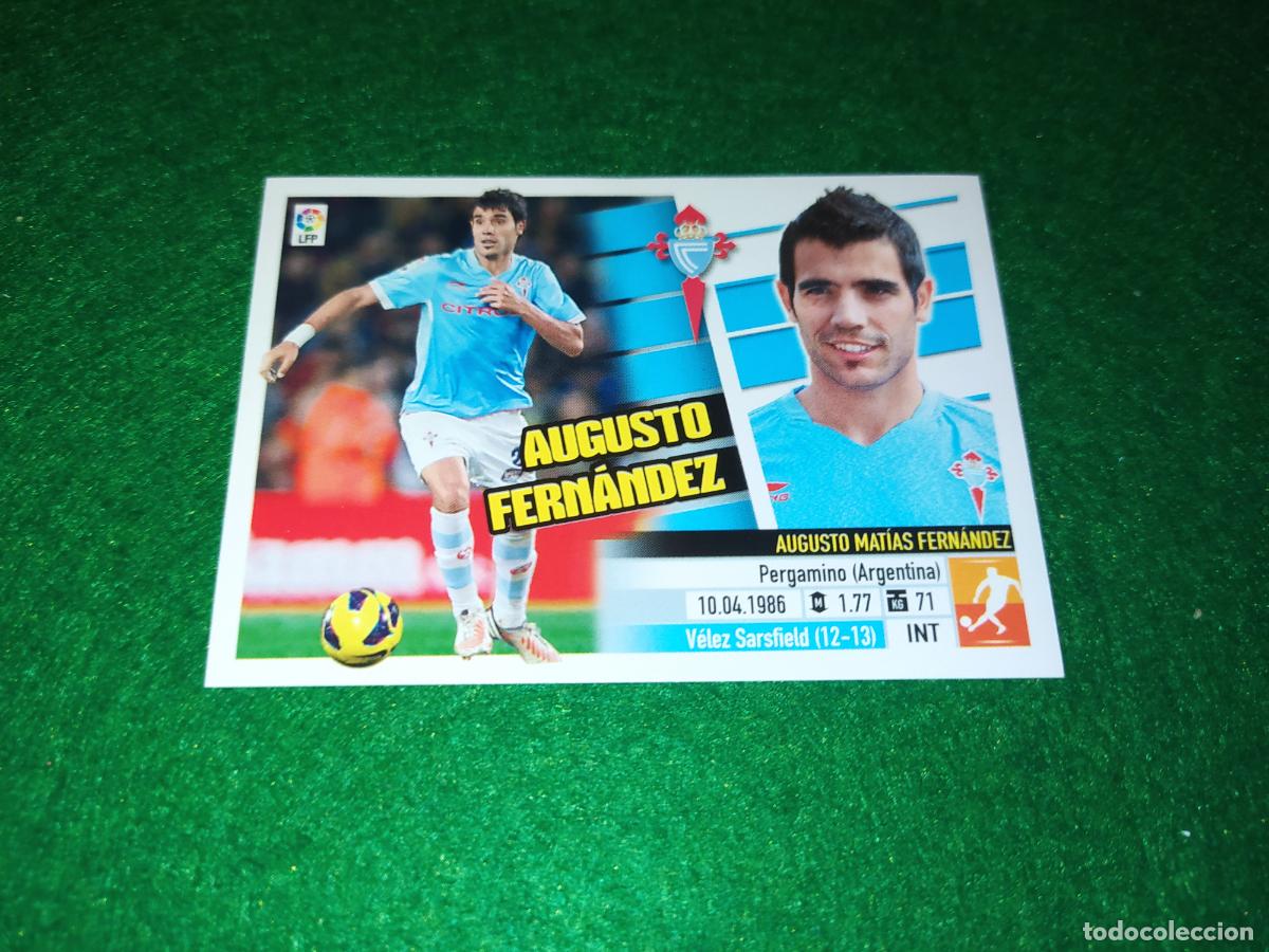 Cromos de F&uacute;tbol: LIGA ESTE 2013 2014 13/14 NUEVO SIN PEGAR CELTA DE VIGO N&ordm; 12 AUGUSTO FERNANDEZ