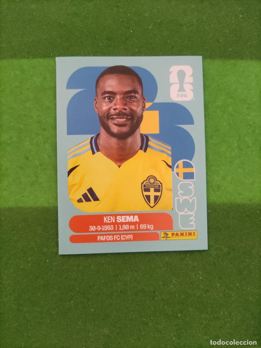 Cromos de F&uacute;tbol: Sema Suecia SWE 15 Sticker Mundial 2026 FIFA World Cup / Sin pegar