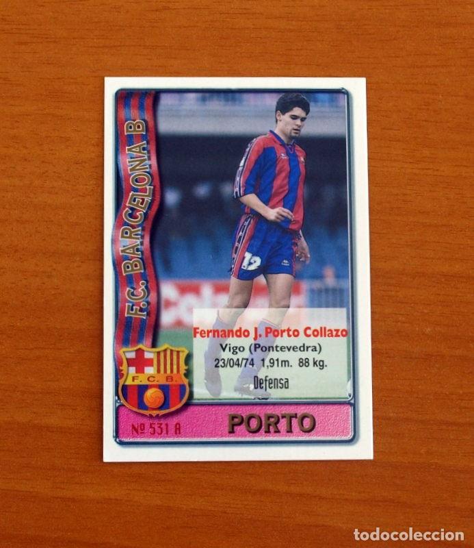 Cromos de Futebol: Barcelola -N&ordm; 531 A-B Porto-D'Marcellus-2&ordf; Divisi&oacute;n-Mundicromo Las Fichas de la Liga 1996-1997-96-97