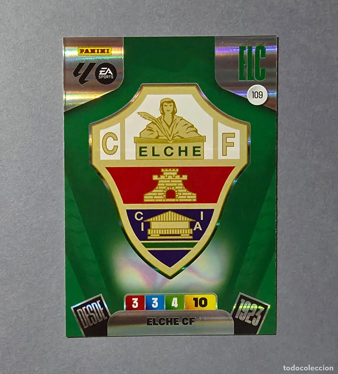 Football Stickers: 109 ESCUDO - ELCHE - ADRENALYN XL 2025-26 - 25/26 (NUEVO)