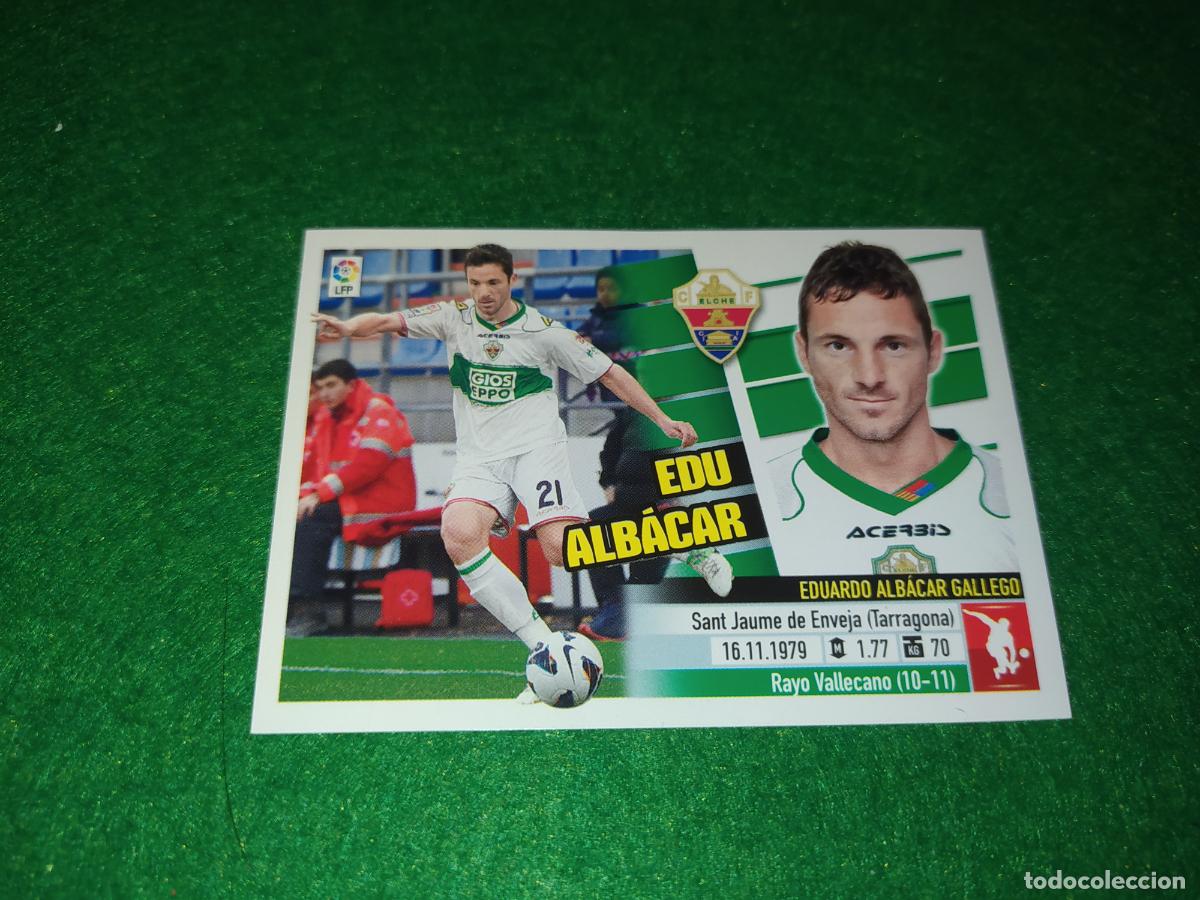 Cromos de Futebol: LIGA ESTE 2013 2014 13/14 NUEVO SIN PEGAR ELCHE N&ordm; 7 EDU ALBACAR