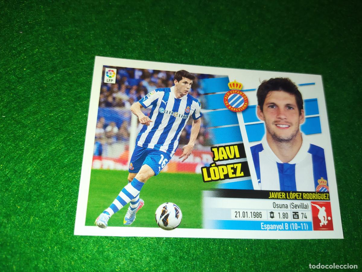 Cromos de F&uacute;tbol: LIGA ESTE 2013 2014 13/14 NUEVO SIN PEGAR ESPANYOL N&ordm; 3 A JAVI LOPEZ