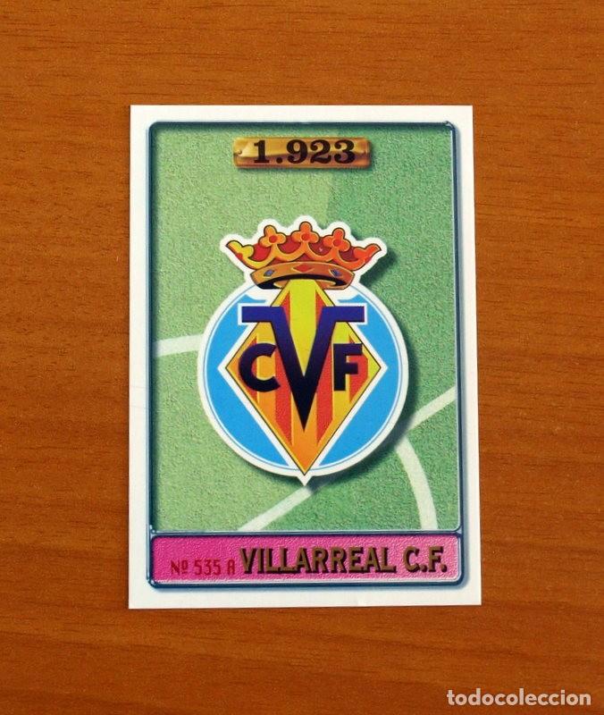 Cromos de F&uacute;tbol: Villarreal -N&ordm; 535 A-B Escudo-Soto -2&ordf; Divisi&oacute;n-Mundicromo Las Fichas de la Liga 1996-1997-96-97