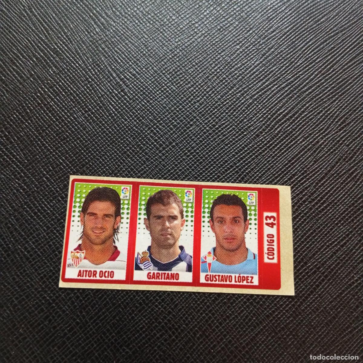Cromos de F&uacute;tbol: CODIGO 43 AITOR OCIO GARITANO GUSTAVO LO CHICLE LIGA DE LAS ESTRELLAS 2005 2006 SIN PEGAR - A77 PG21