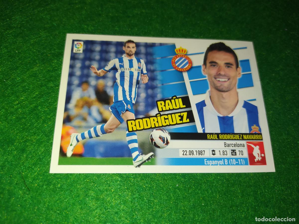 Cromos de F&uacute;tbol: LIGA ESTE 2013 2014 13/14 NUEVO SIN PEGAR ESPANYOL N&ordm; 6 A RAUL RODRIGUEZ
