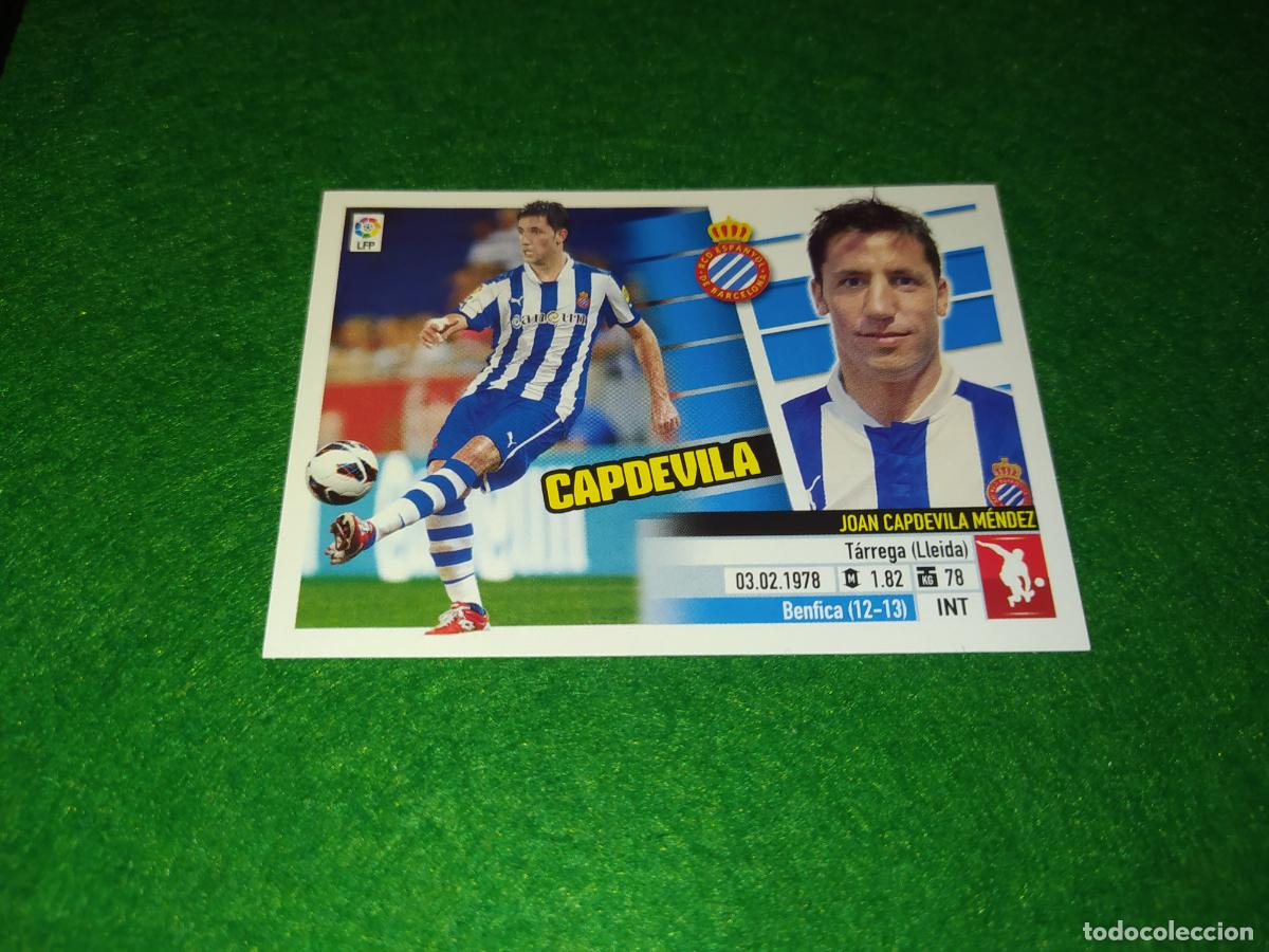 Cromos de F&uacute;tbol: LIGA ESTE 2013 2014 13/14 NUEVO SIN PEGAR ESPANYOL N&ordm; 7 A CAPDEVILA